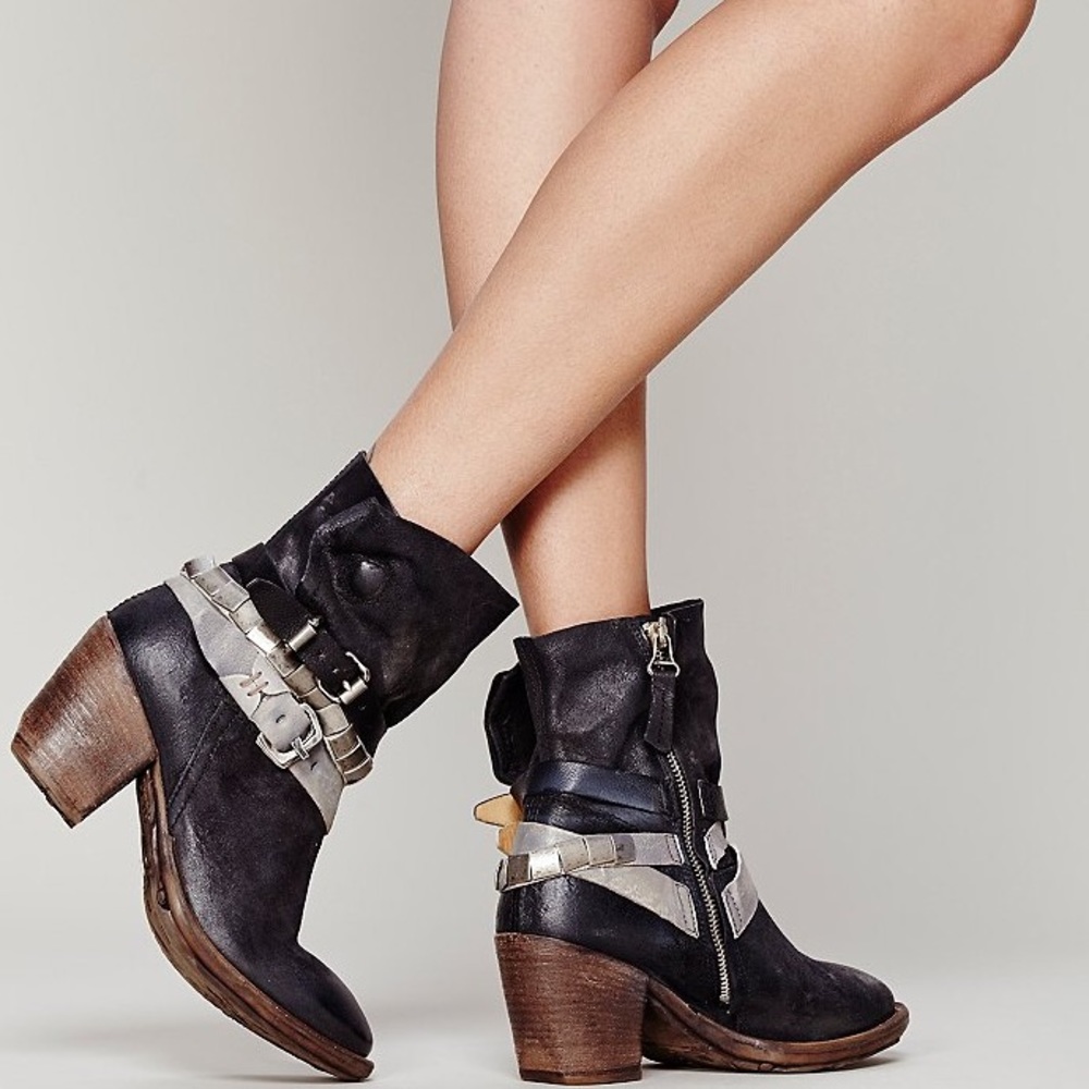A. S. 98 Italian Leather Ankle Boots